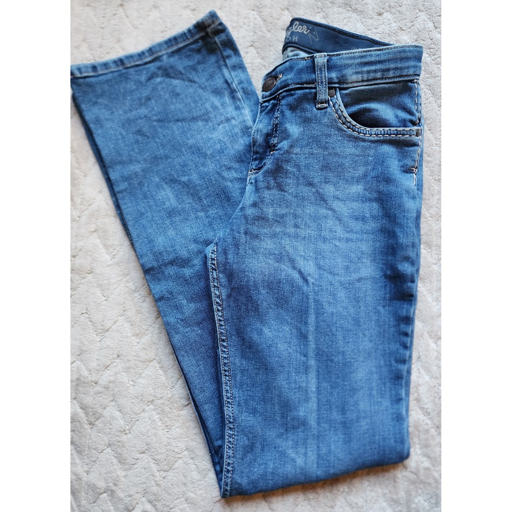 Wrangler Shiloh Ultimate Womens Riding Jeans Medium Wash Bootcut 29x34 - Picture 4 of 8